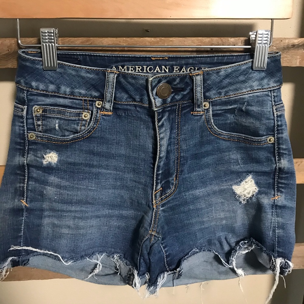 American Eagle High Rise Shorts Size 0